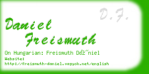 daniel freismuth business card